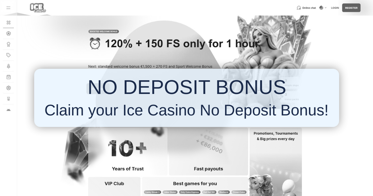 Ice Casino Bonus Code 2026 | No Deposit Bonus USA Review